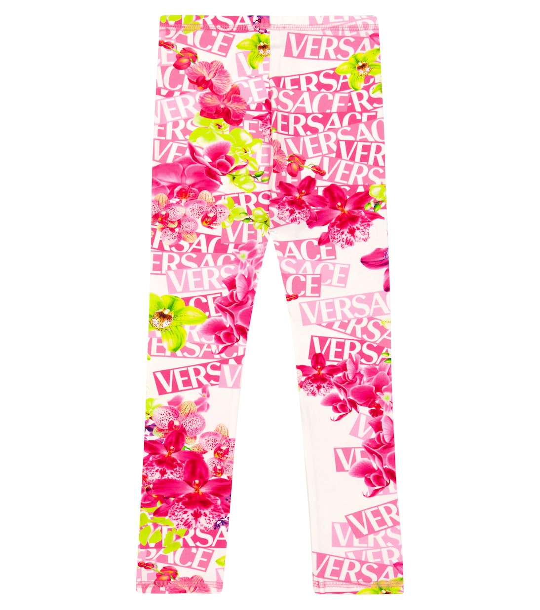 Leggings in jersey di cotone | Versace Kids