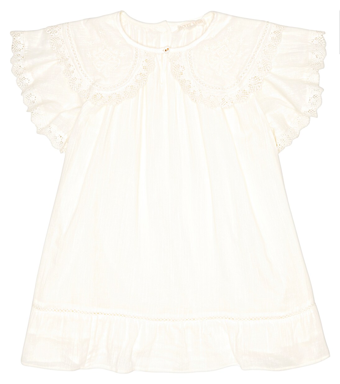 Embroidered cotton minidress | Louise Misha
