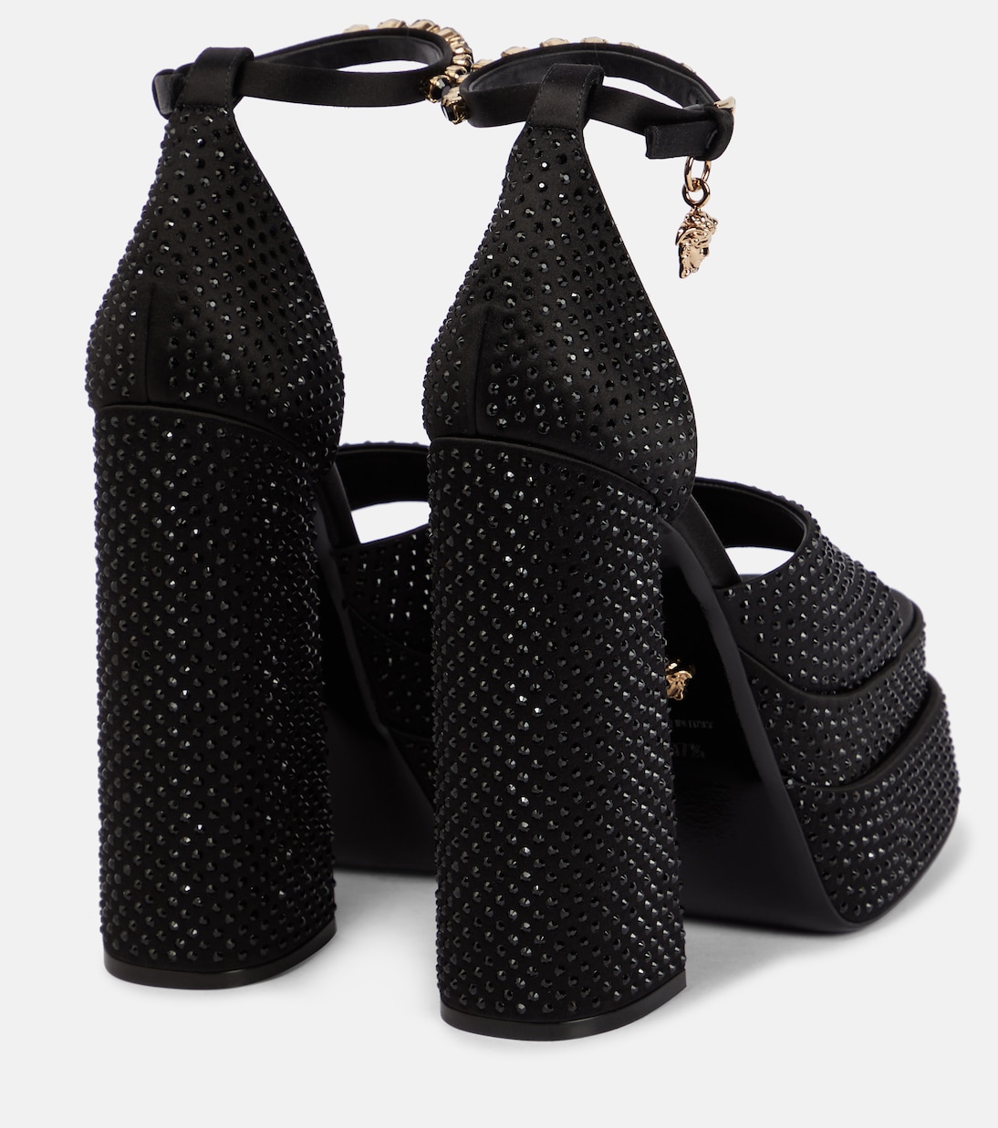 Medusa Aevitas embellished platform sandals | Versace