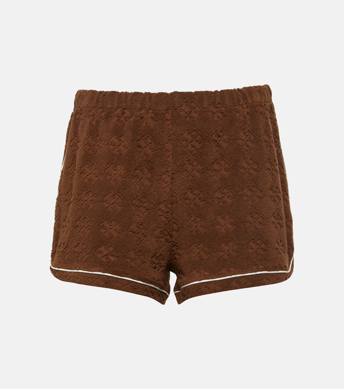 Shorts de felpa en jacquard | Tory Sport