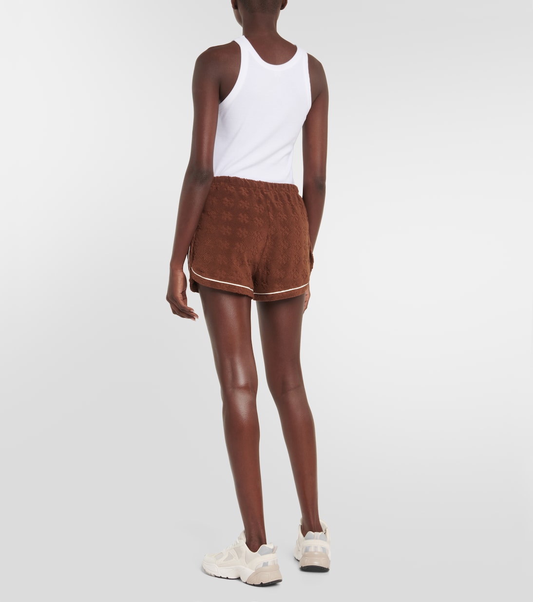 Shorts de felpa en jacquard | Tory Sport