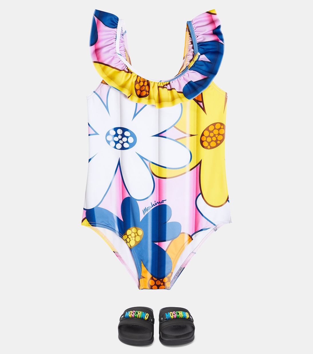 Costume intero con stampa | Moschino Kids