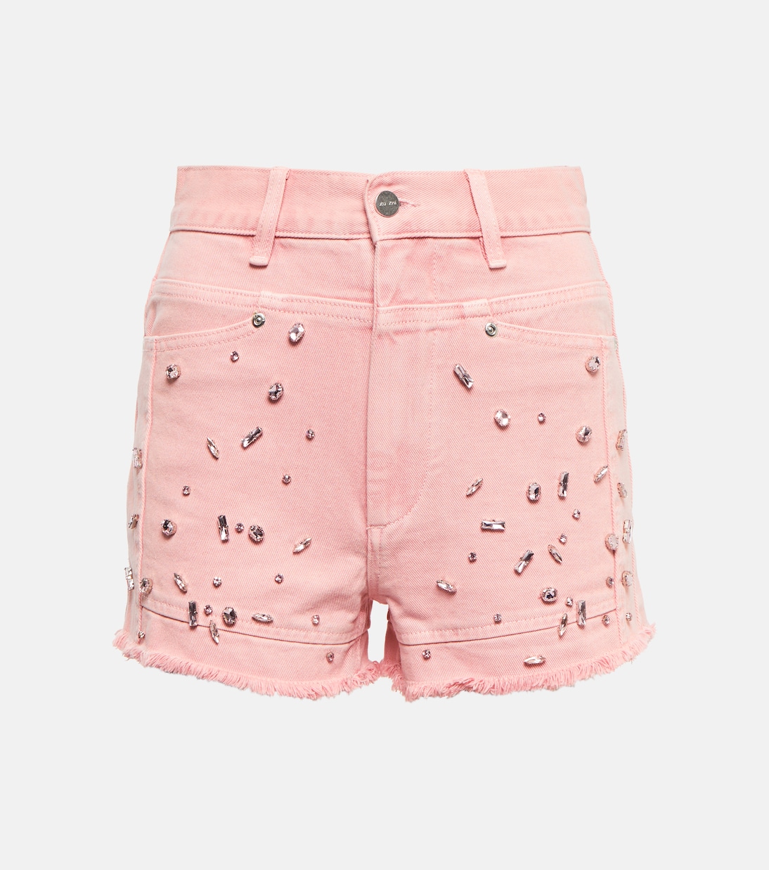 Shorts di jeans con cristalli | Xu Zhi