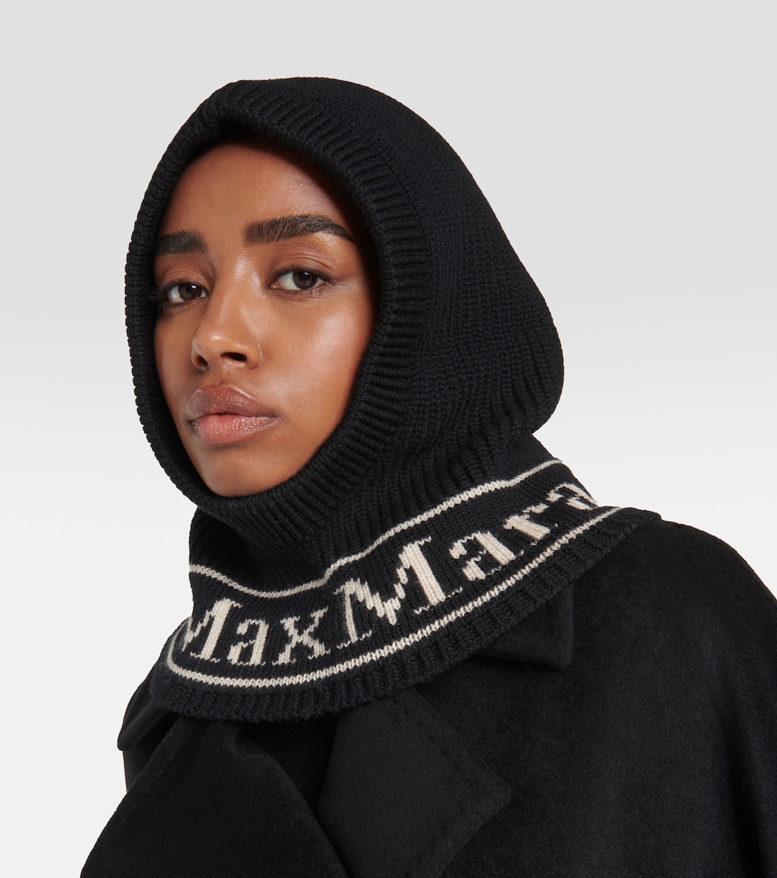 Gong logo wool ski mask | Max Mara