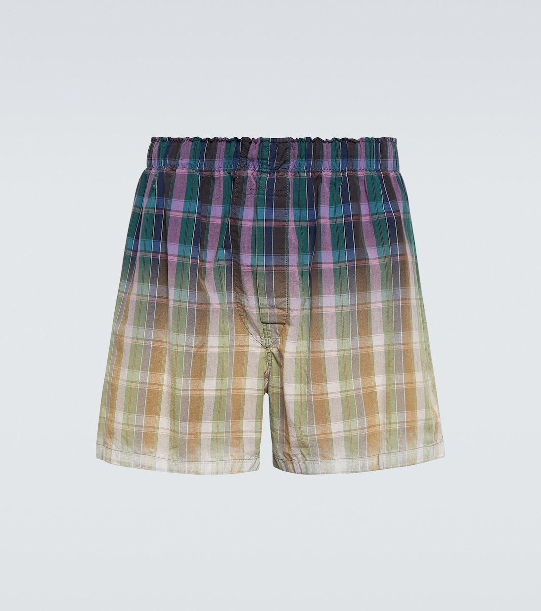 Shorts de algodón a cuadros | Maison Margiela