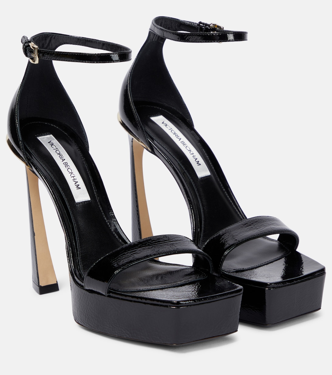 Patent leather platform sandals | Victoria Beckham