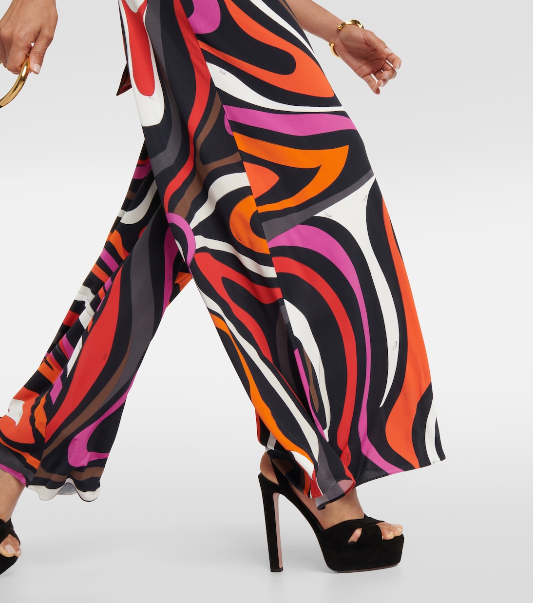 Mono Marmo con cuello halter | Pucci