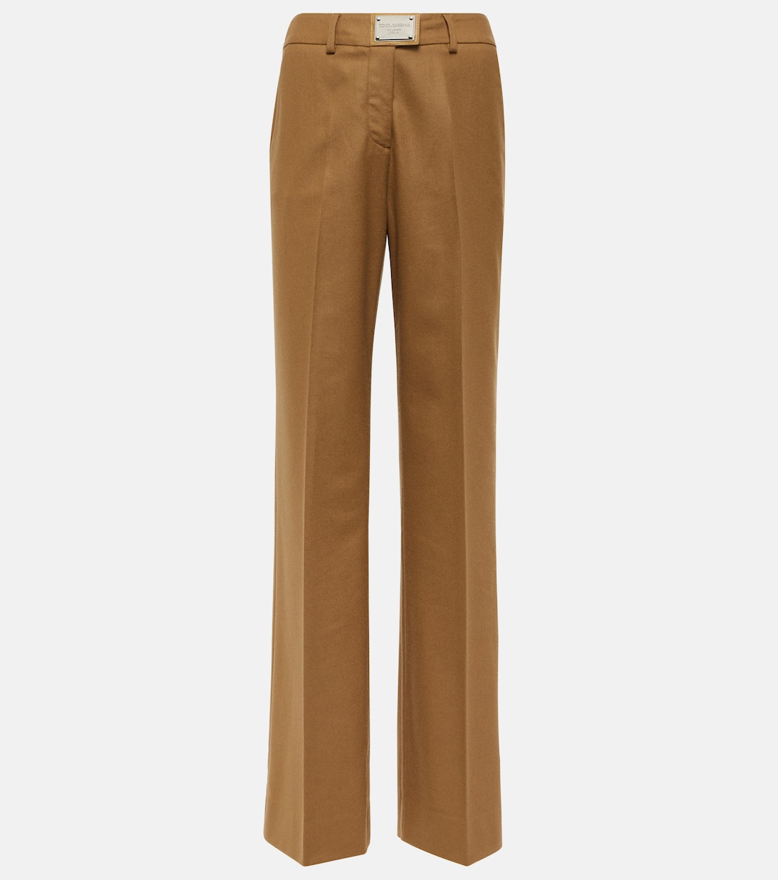 Pantalones de lana de tiro alto | Dolce&Gabbana