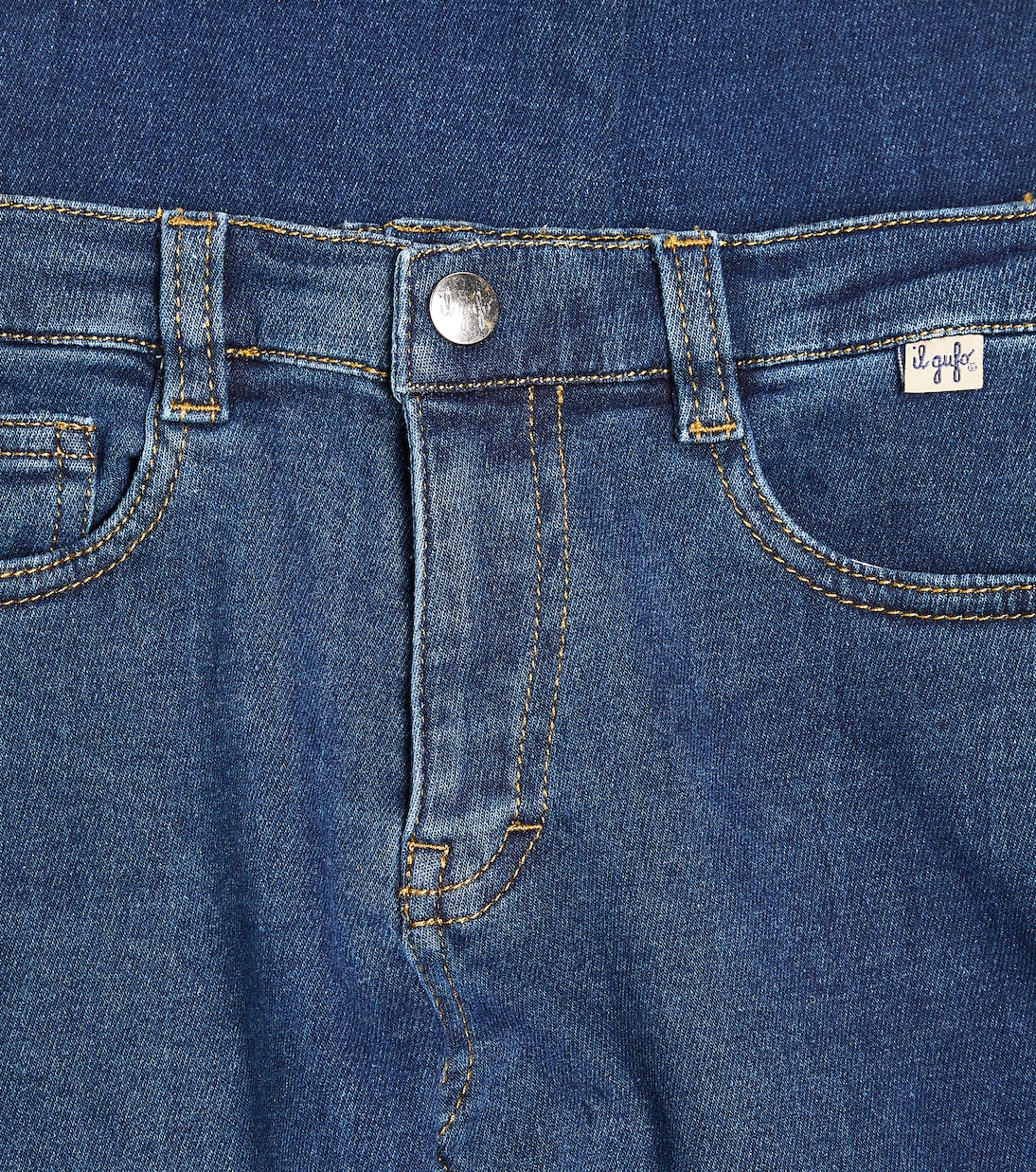 Jean droit à taille mi-haute | Il Gufo