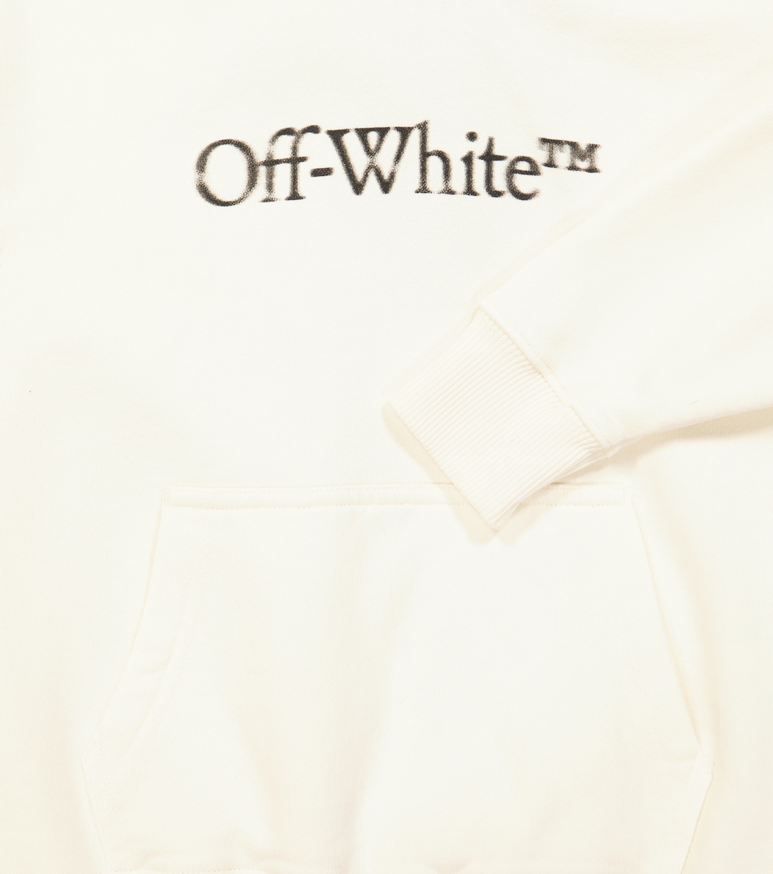 Felpa in jersey di cotone con cappuccio | Off-White Kids