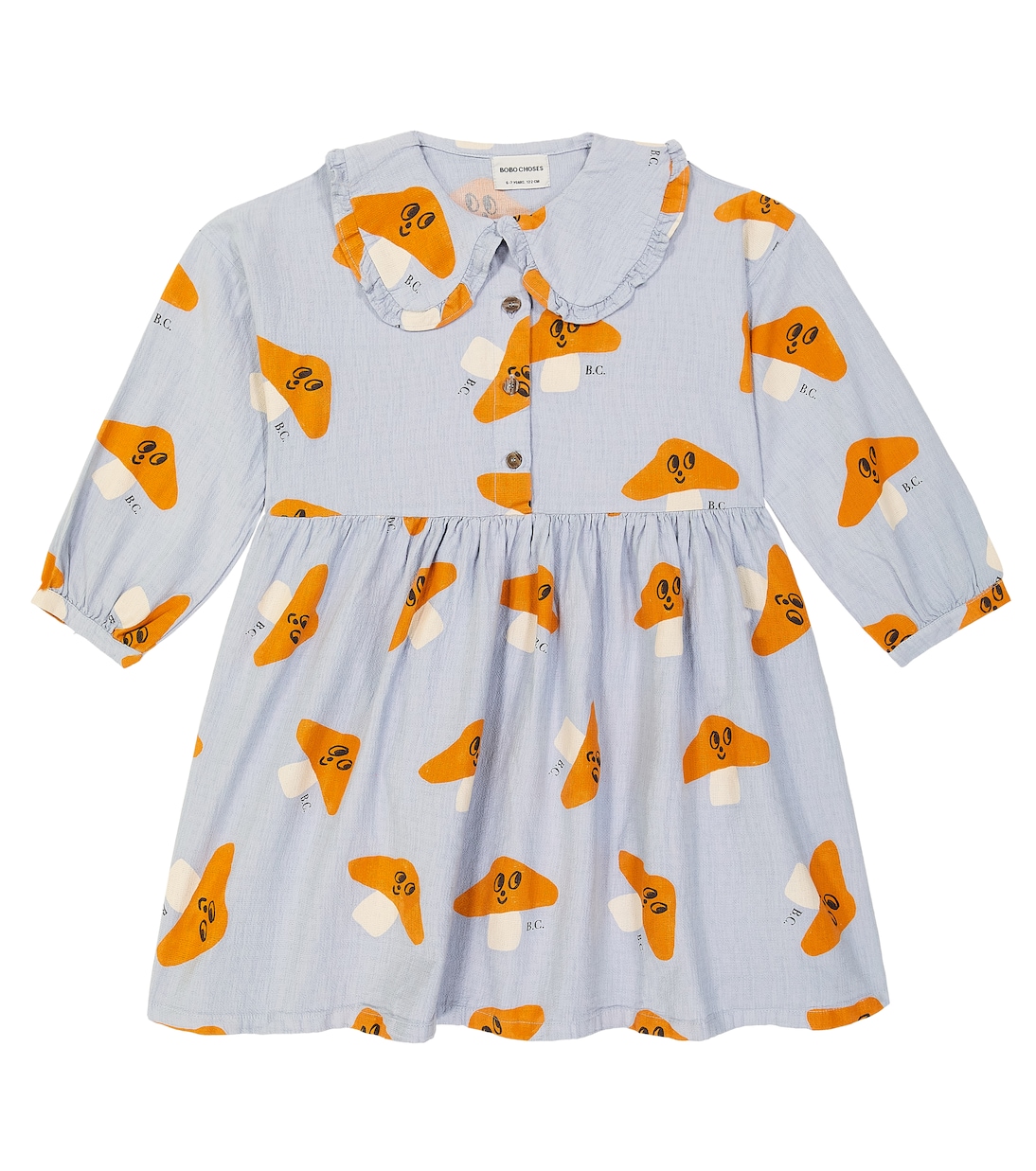 Vestido de algodón estampado | Bobo Choses