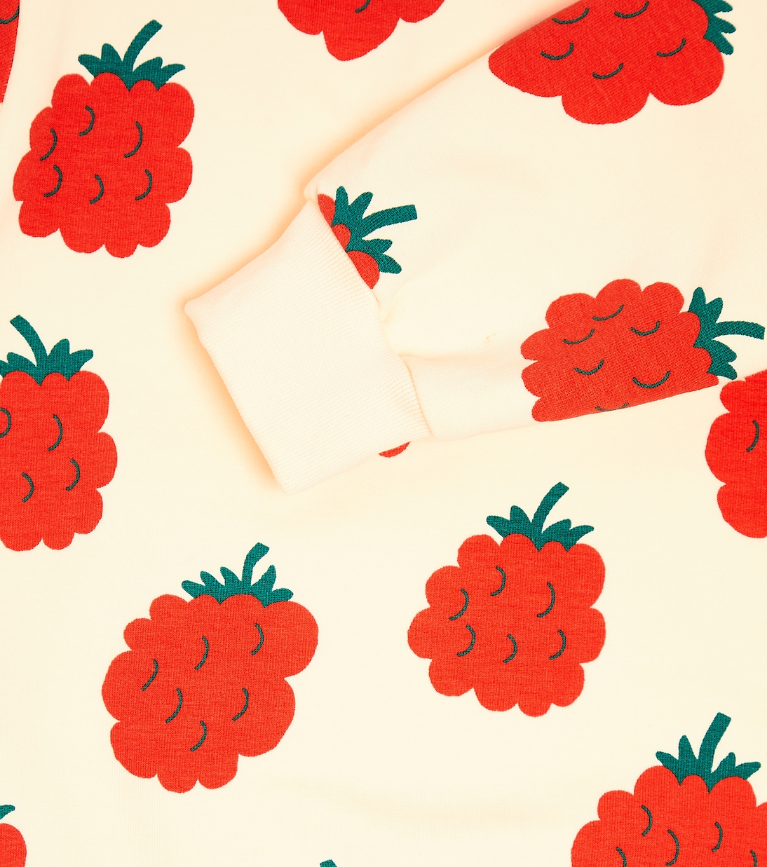 Baby - Jumpsuit corta Raspberries in jersey | Tinycottons