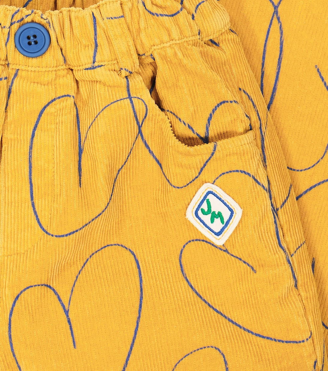 Pantaloni Heart in velluto a coste | Jellymallow