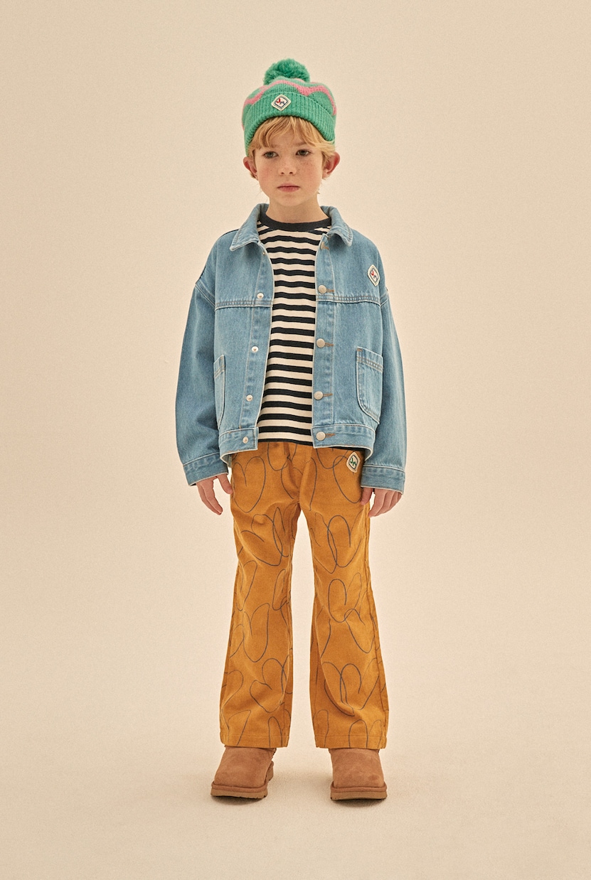 Pantaloni Heart in velluto a coste | Jellymallow