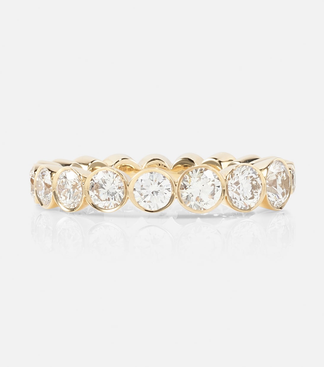 Anello in oro 18kt con diamanti, design moderno per giovani, collezione Ensemble Croissant di Sophie Bille Brahe.
