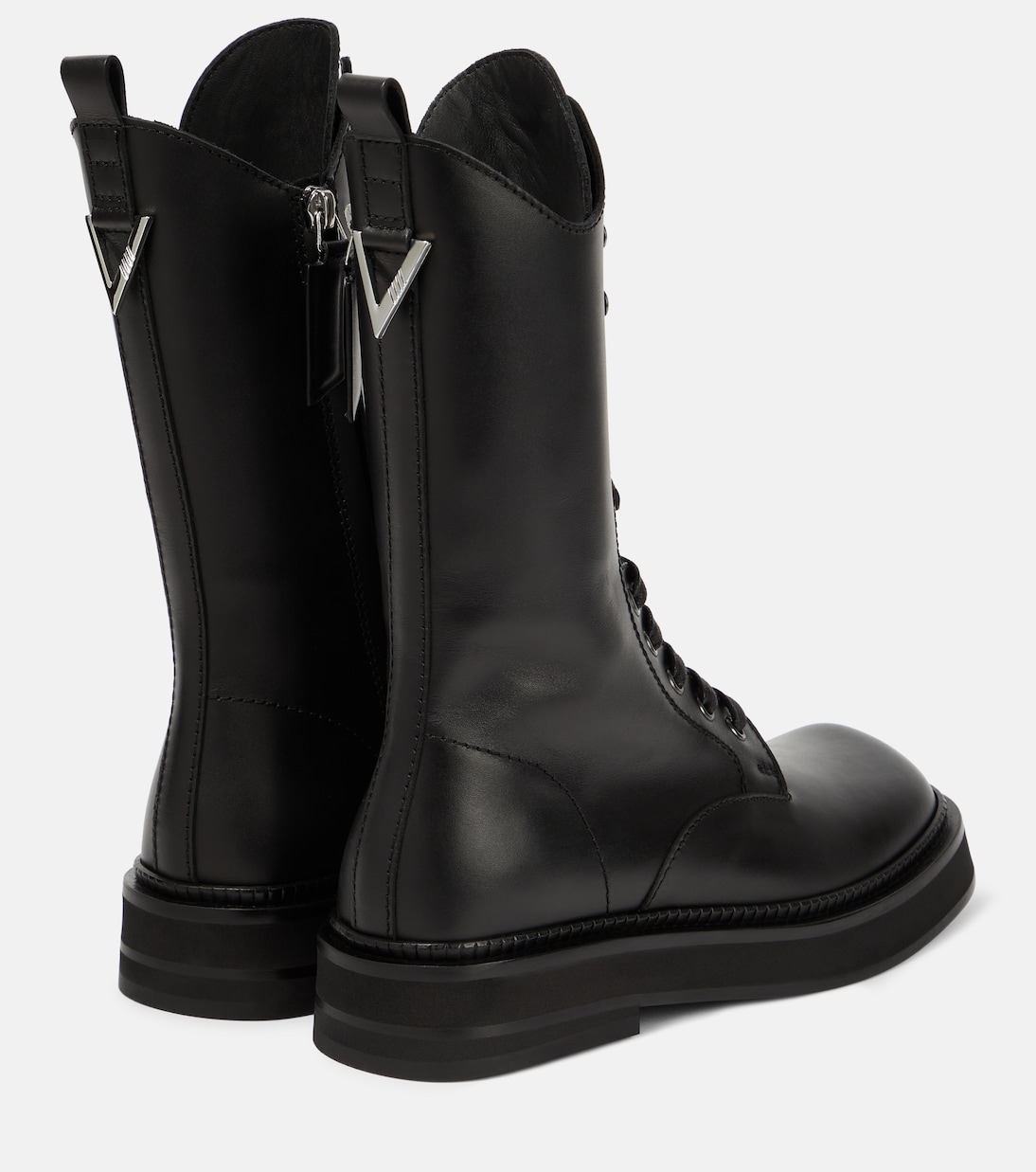 Robin leather combat boots | The Attico