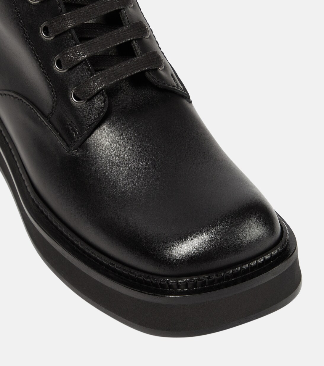 Robin leather combat boots | The Attico