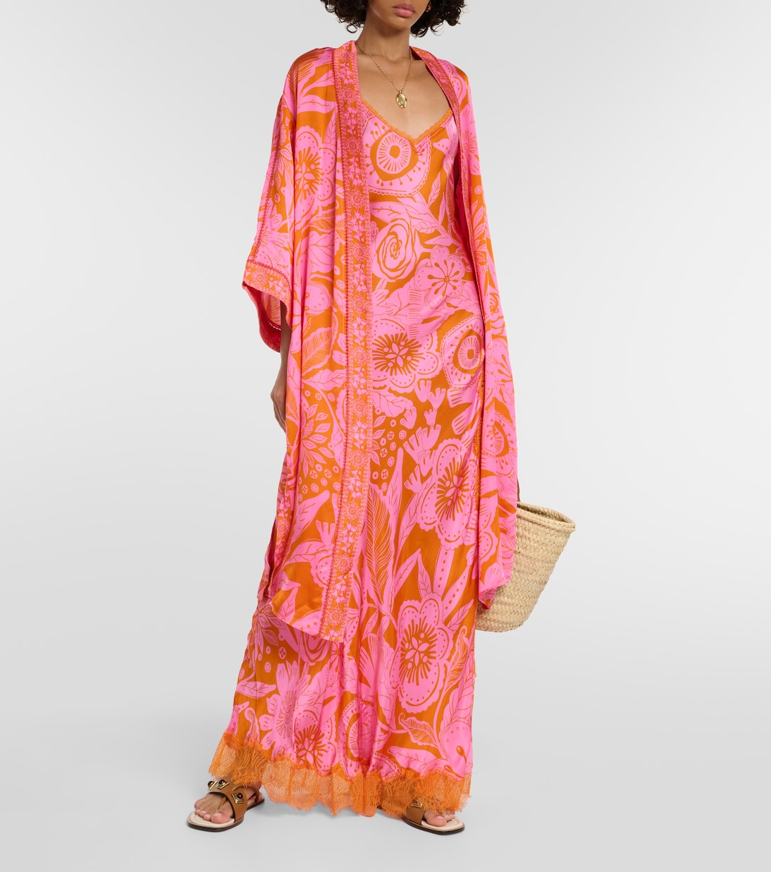 Erica floral kaftan | Poupette St Barth