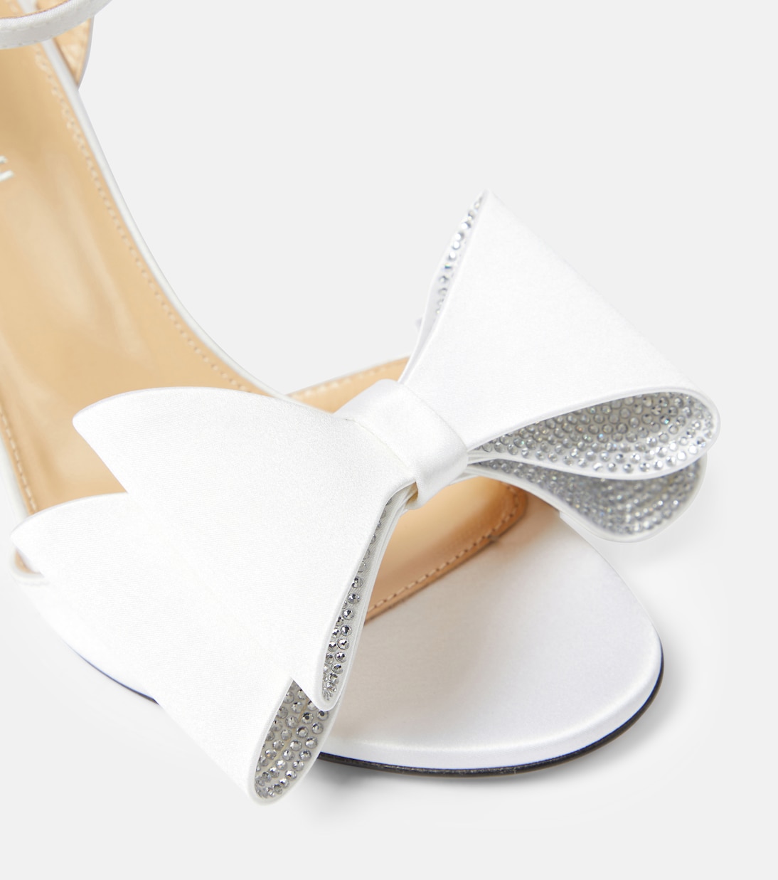 Le Cadeau bow-detail satin sandals | Mach & Mach