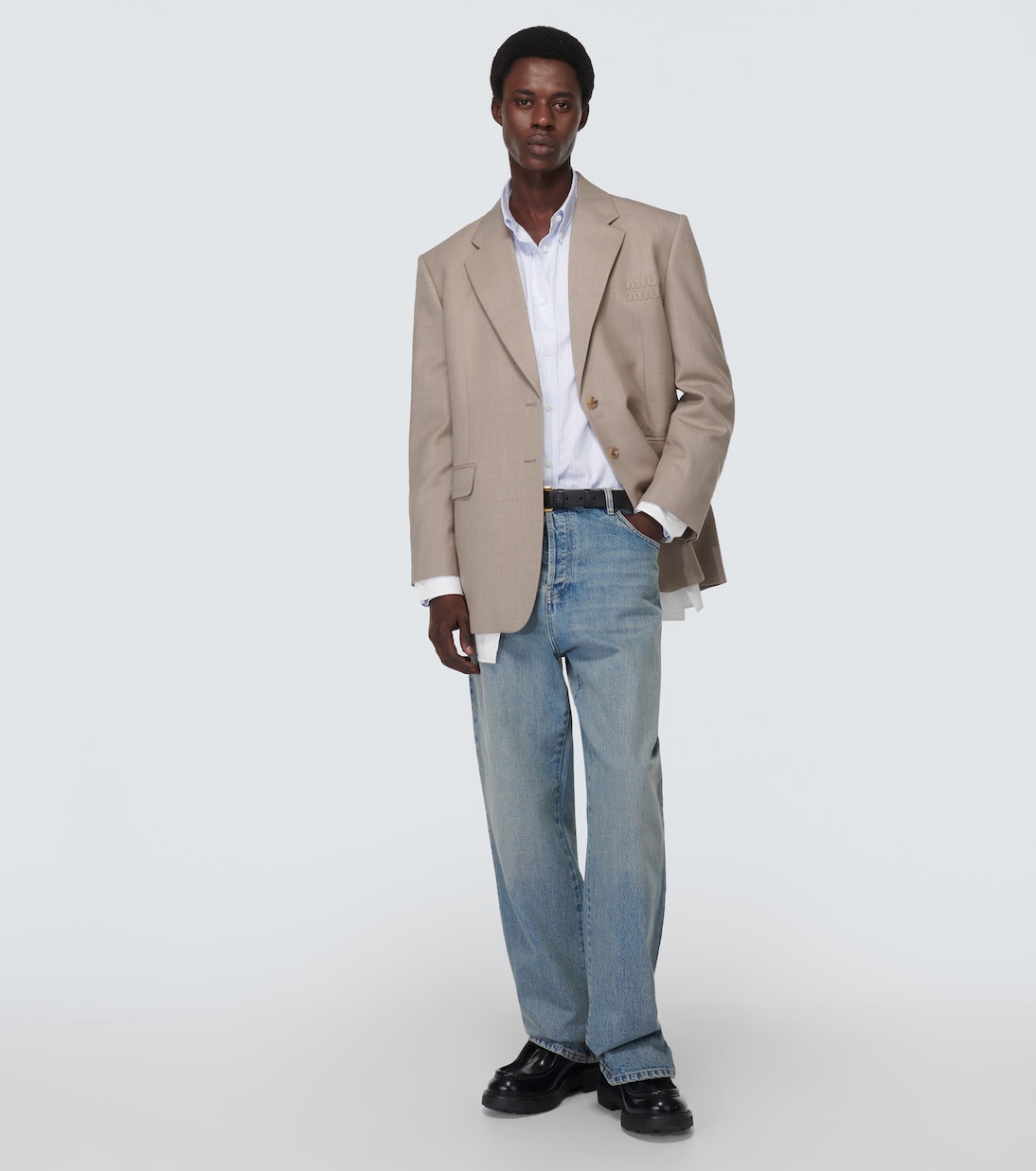 Wool gabardine blazer | Miu Miu