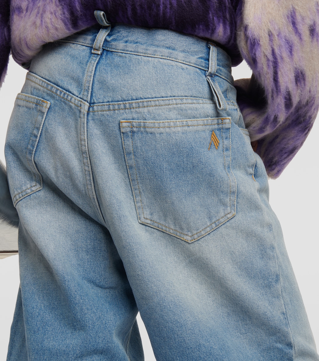 Jean ample à taille basse | The Attico