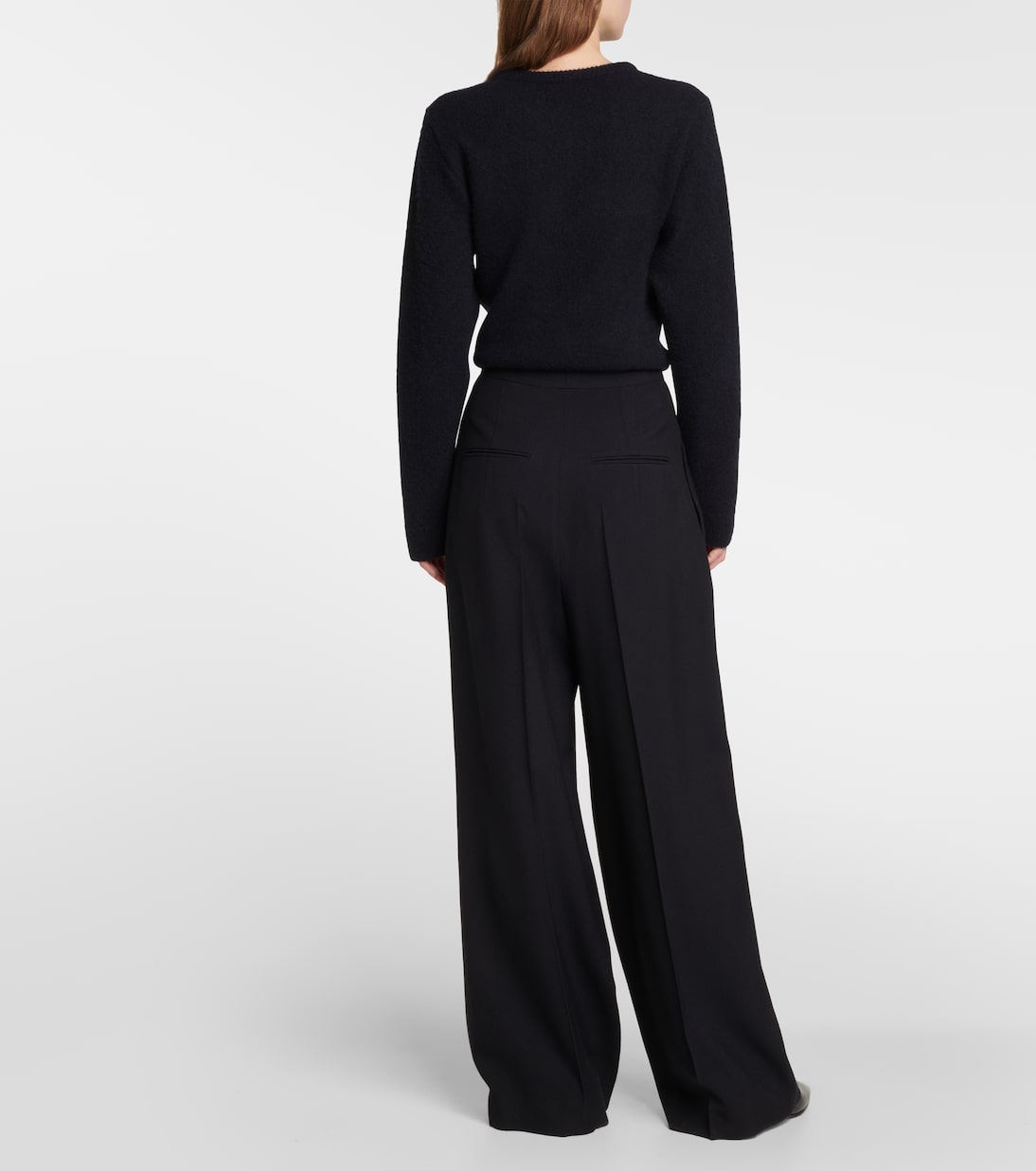 Weite High-Rise-Hose Crissi | The Row