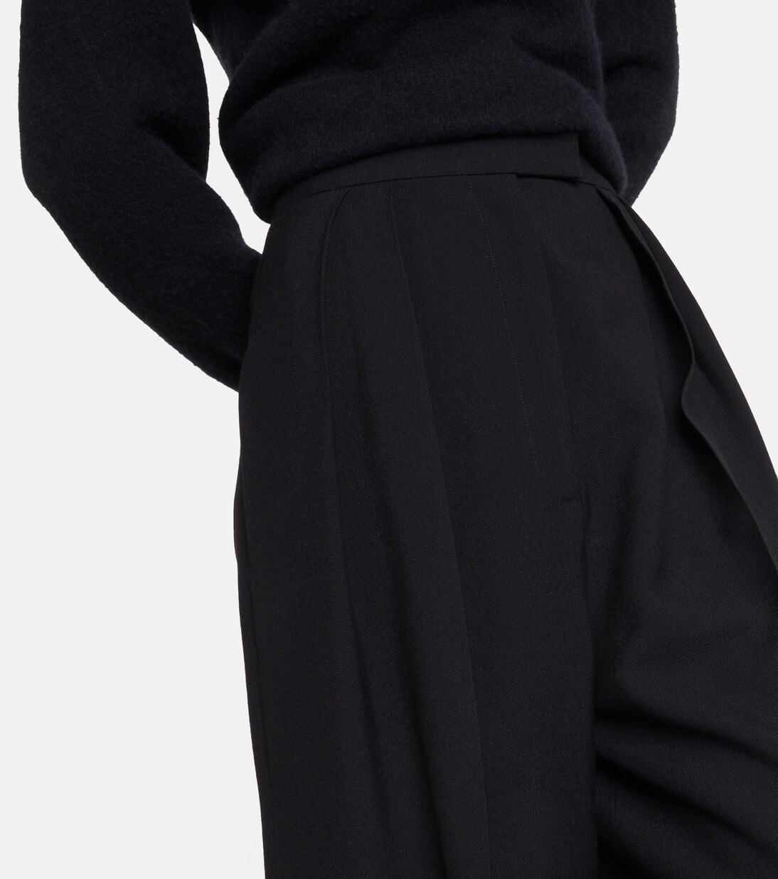 Weite High-Rise-Hose Crissi | The Row