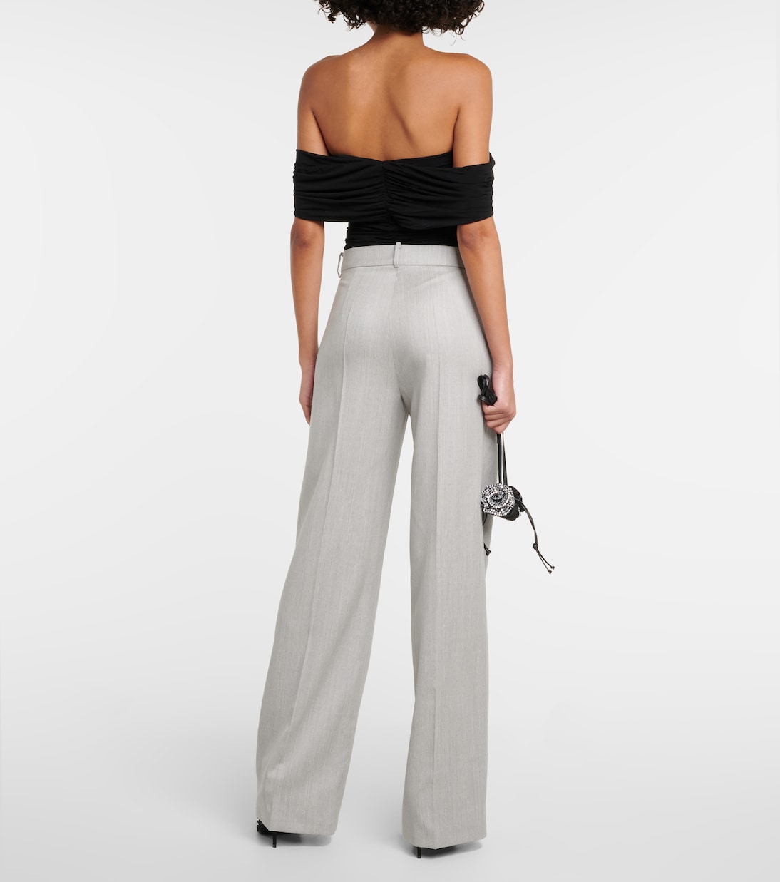 Mid-rise wool straight pants | Magda Butrym