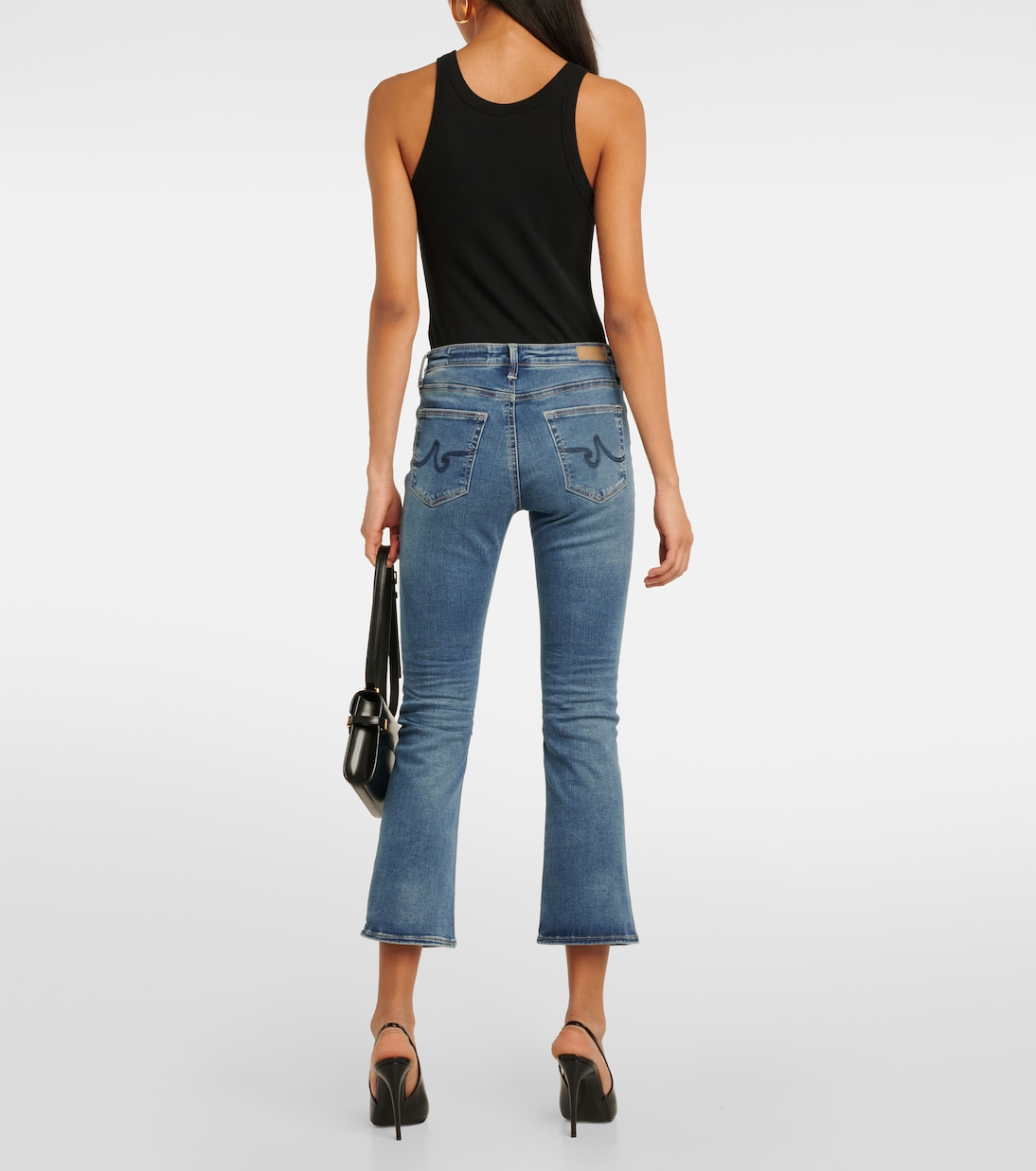 Jeans Jodi cropped de tiro medio  | AG Jeans