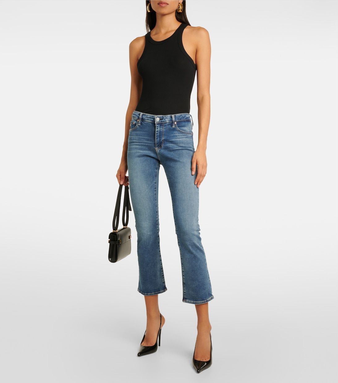 Jeans Jodi cropped de tiro medio  | AG Jeans