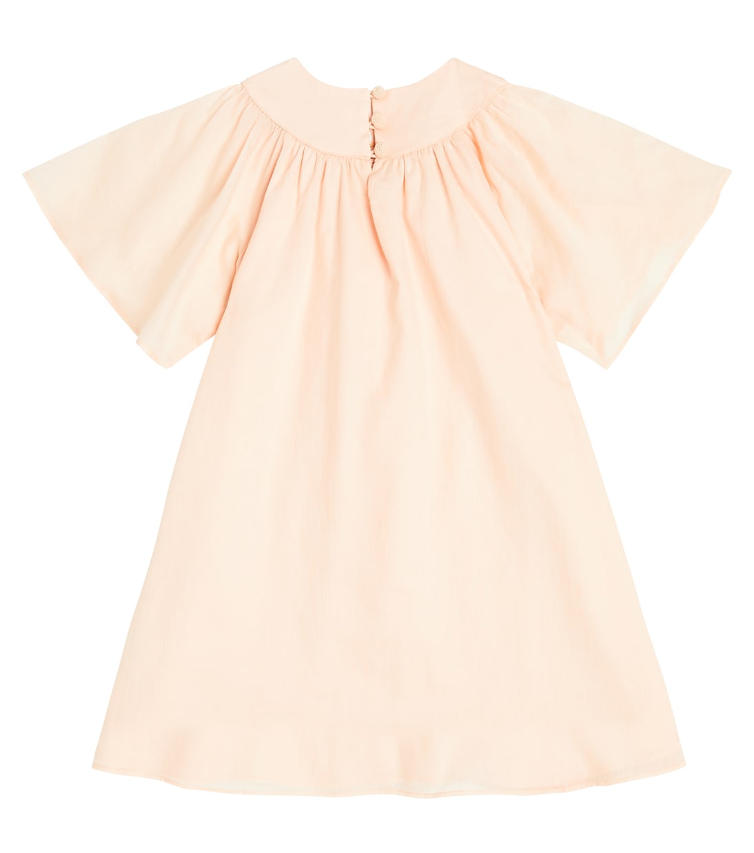 Kleid aus Baumwolle mit Häkelstrick | Chloé Kids