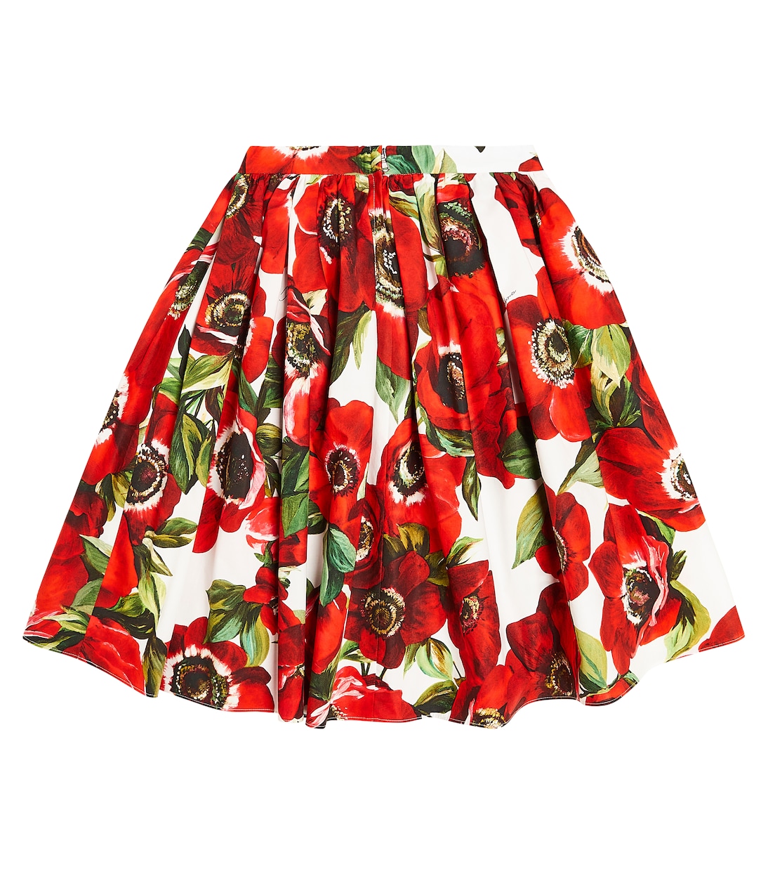 Jupe en coton à fleurs | Dolce&Gabbana Kids