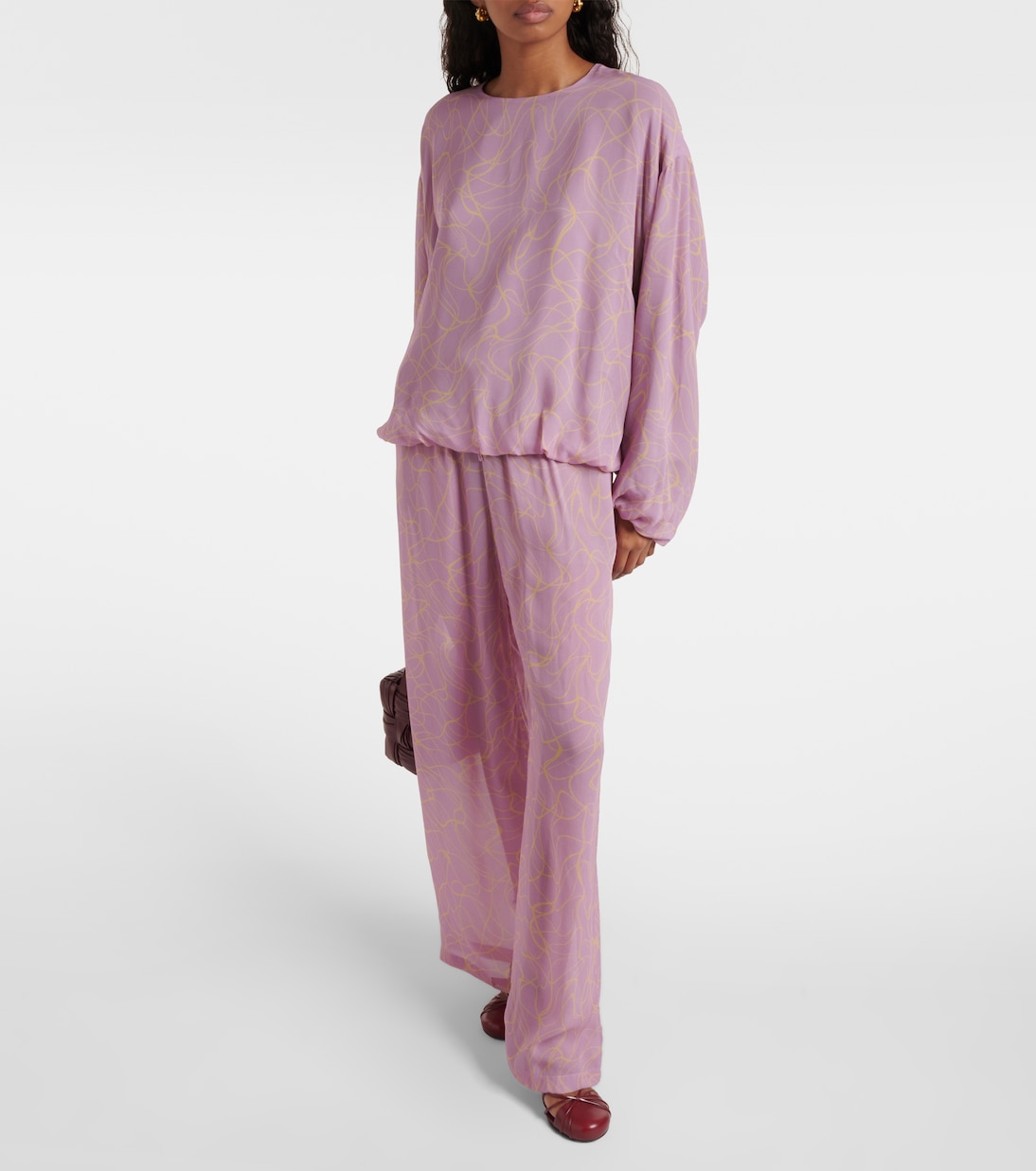 Bedruckte Weite Hose | Dries Van Noten