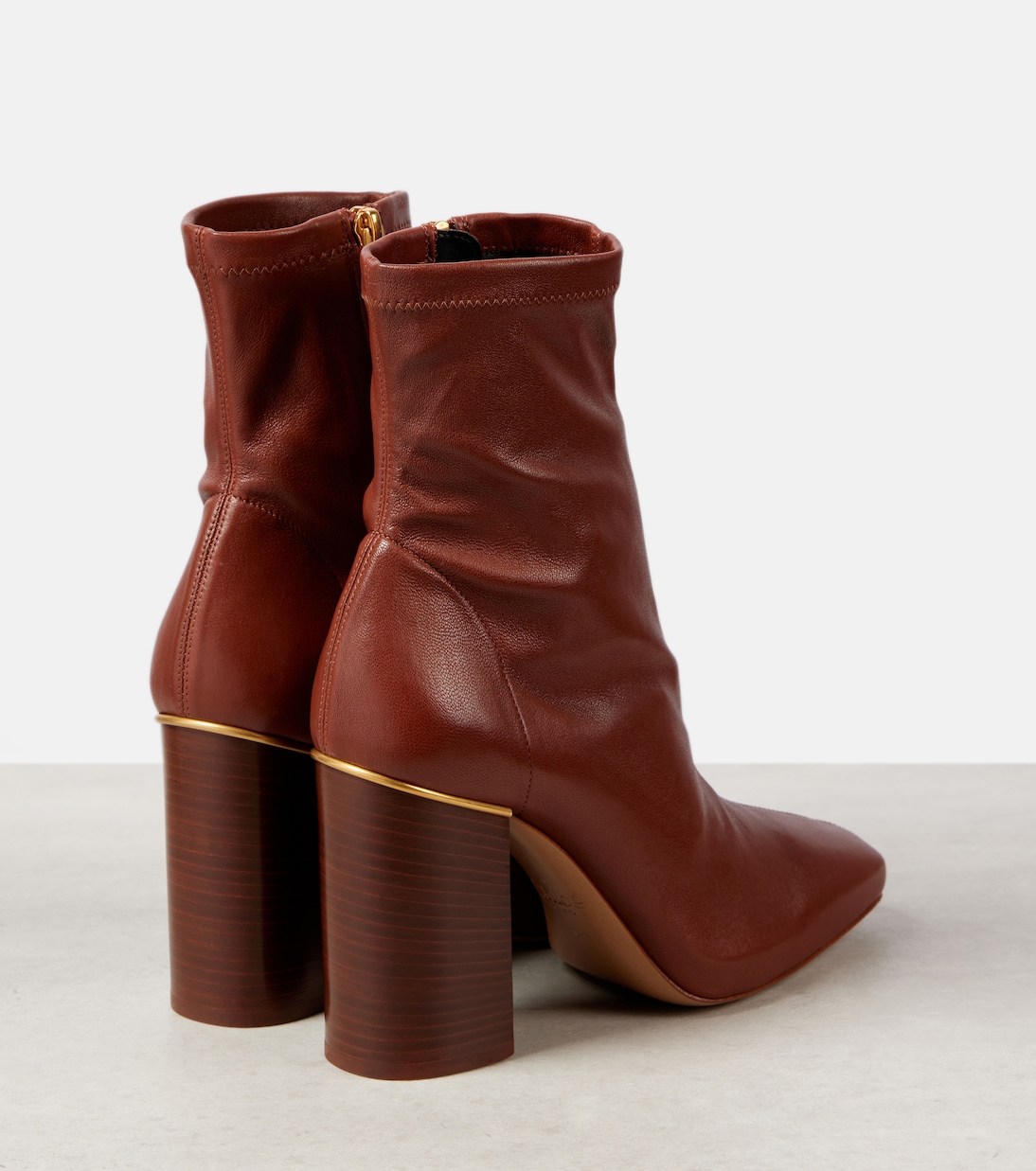 Ankle Boots Ambre aus Leder | Chloé