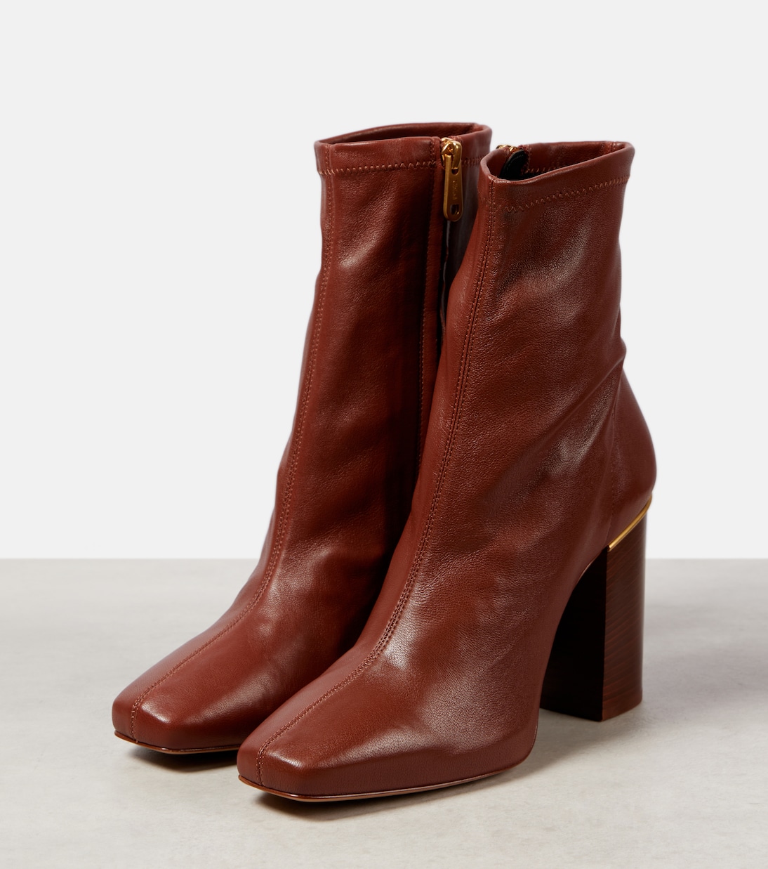 Ankle Boots Ambre aus Leder | Chloé