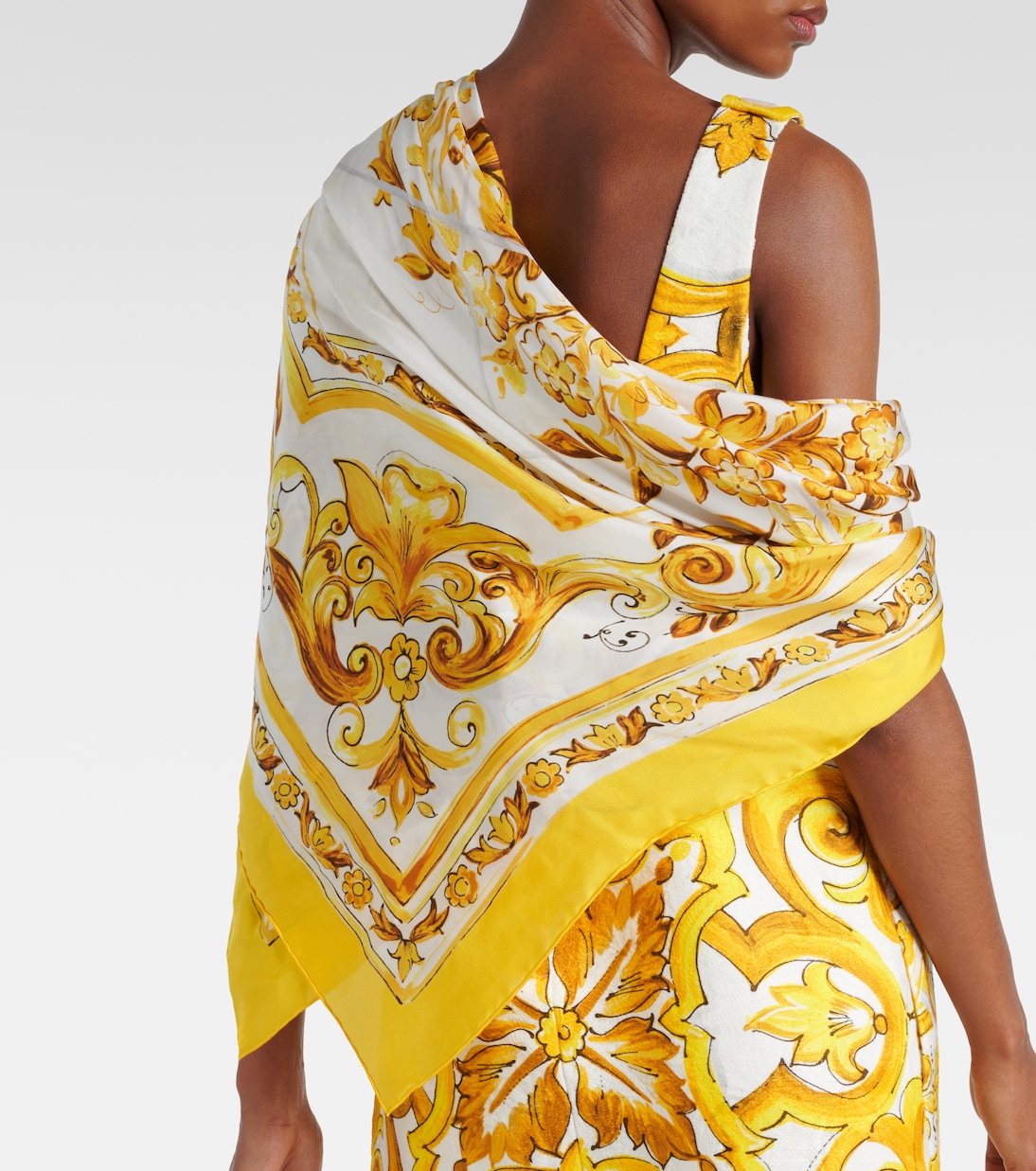 Foulard Majolica in seta | Dolce&Gabbana