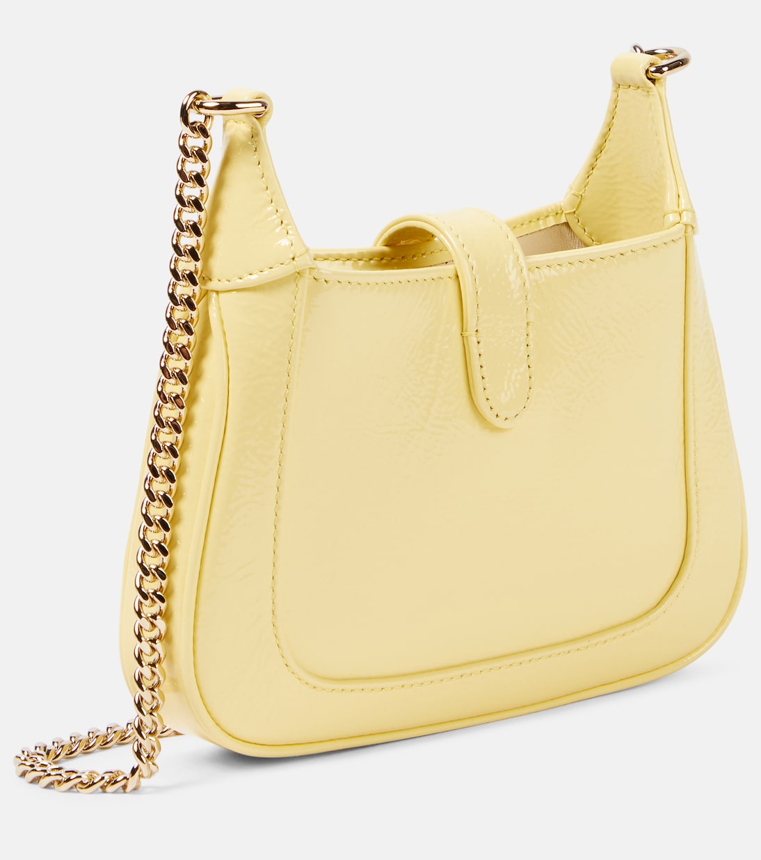 Sac Gucci Jackie Notte Mini en cuir verni | Gucci