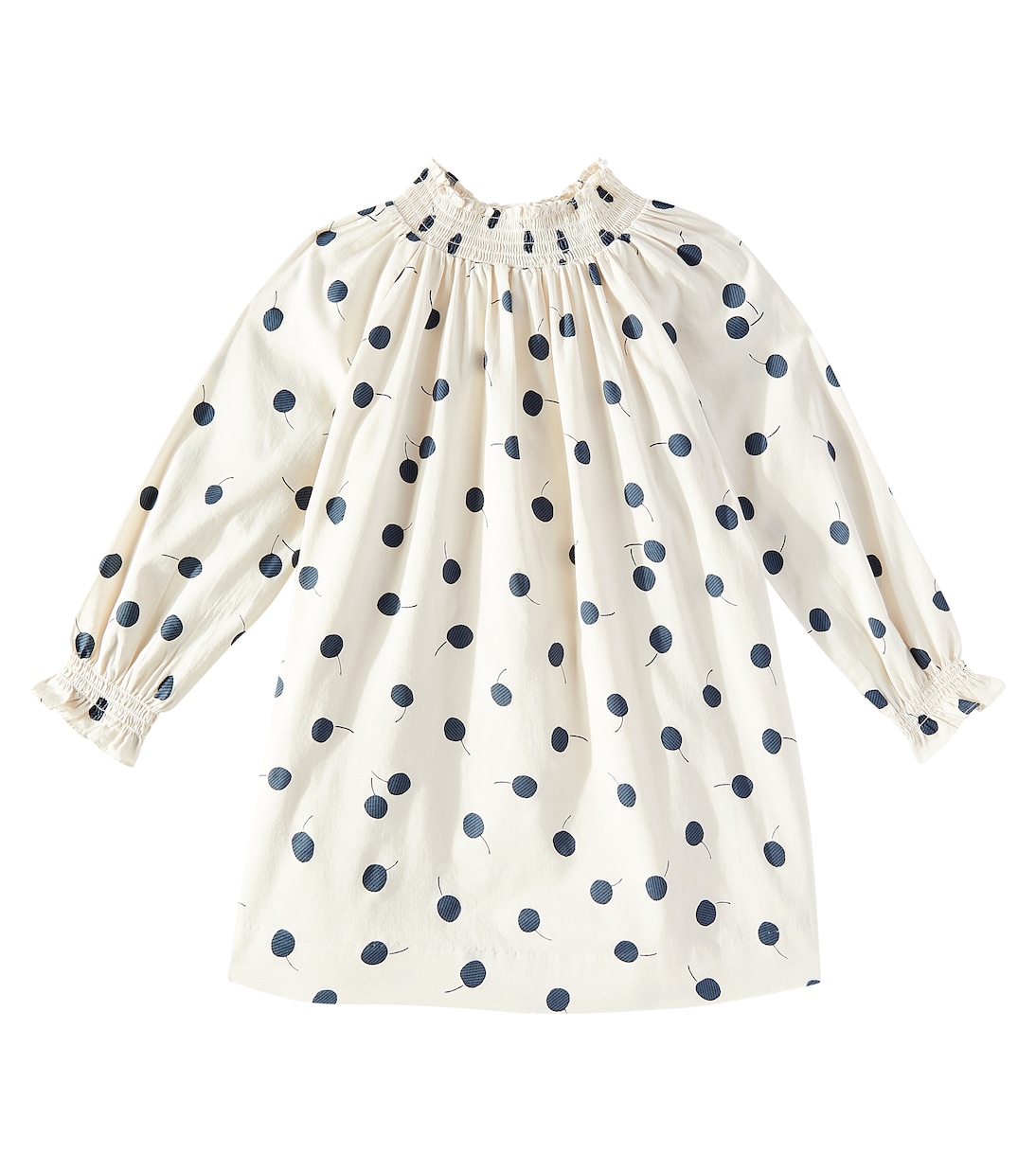 Abito Fleur in cotone arricciato | Bonpoint