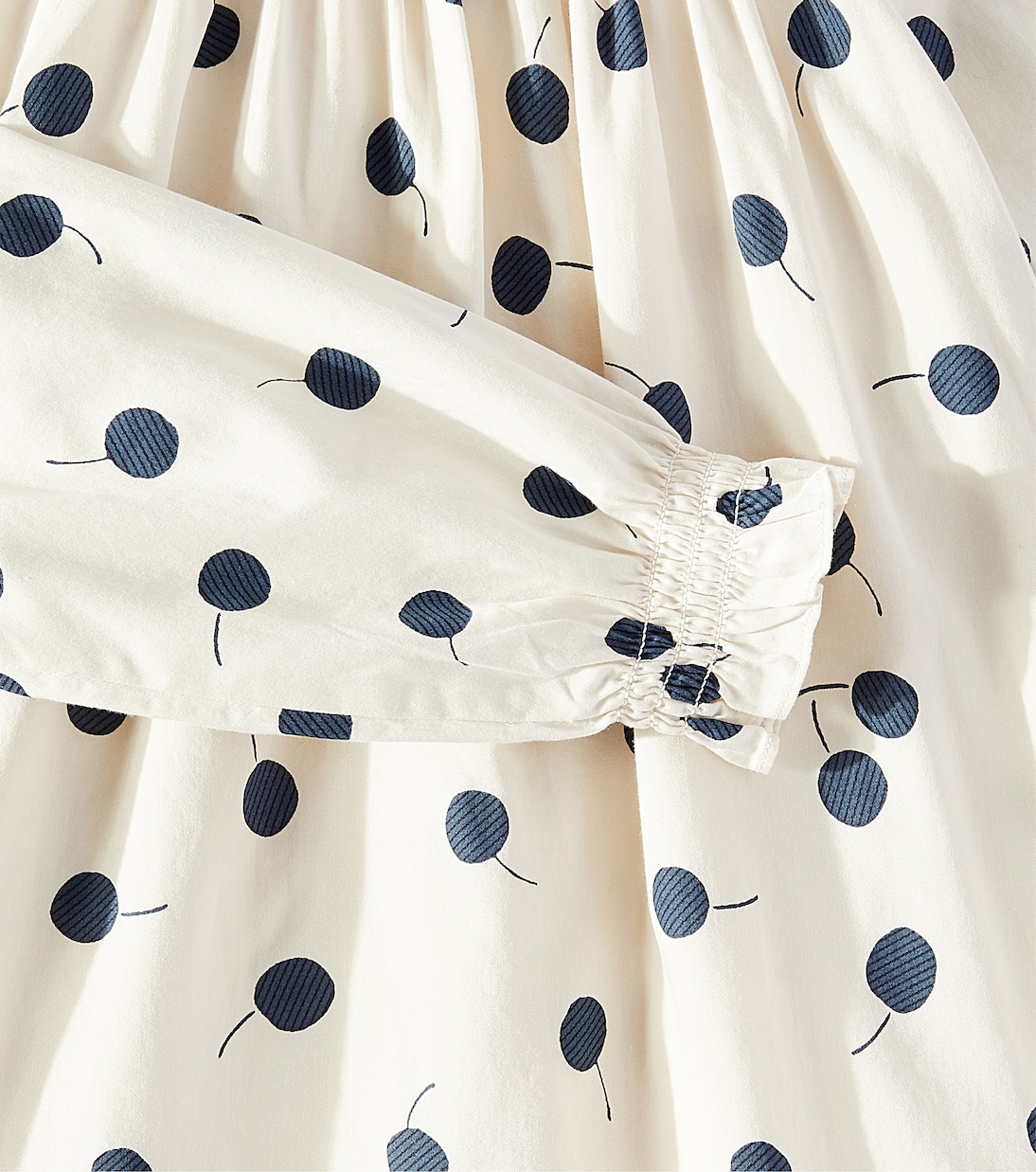 Abito Fleur in cotone arricciato | Bonpoint