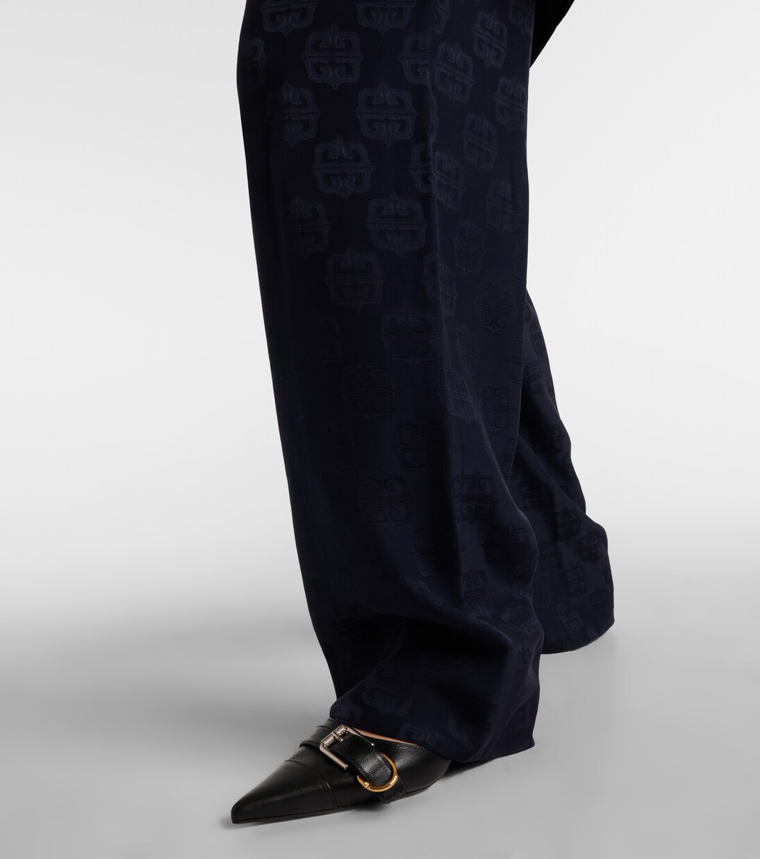 Pantaloni a gamba larga in jacquard GG | Givenchy