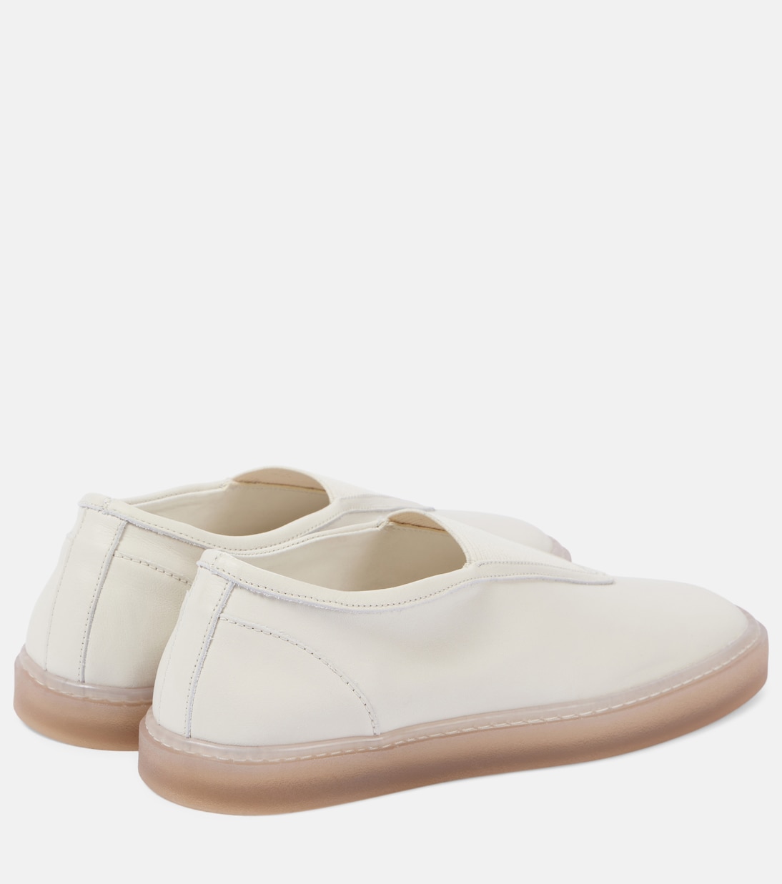 Leather sneakers in white - Lemaire | Mytheresa