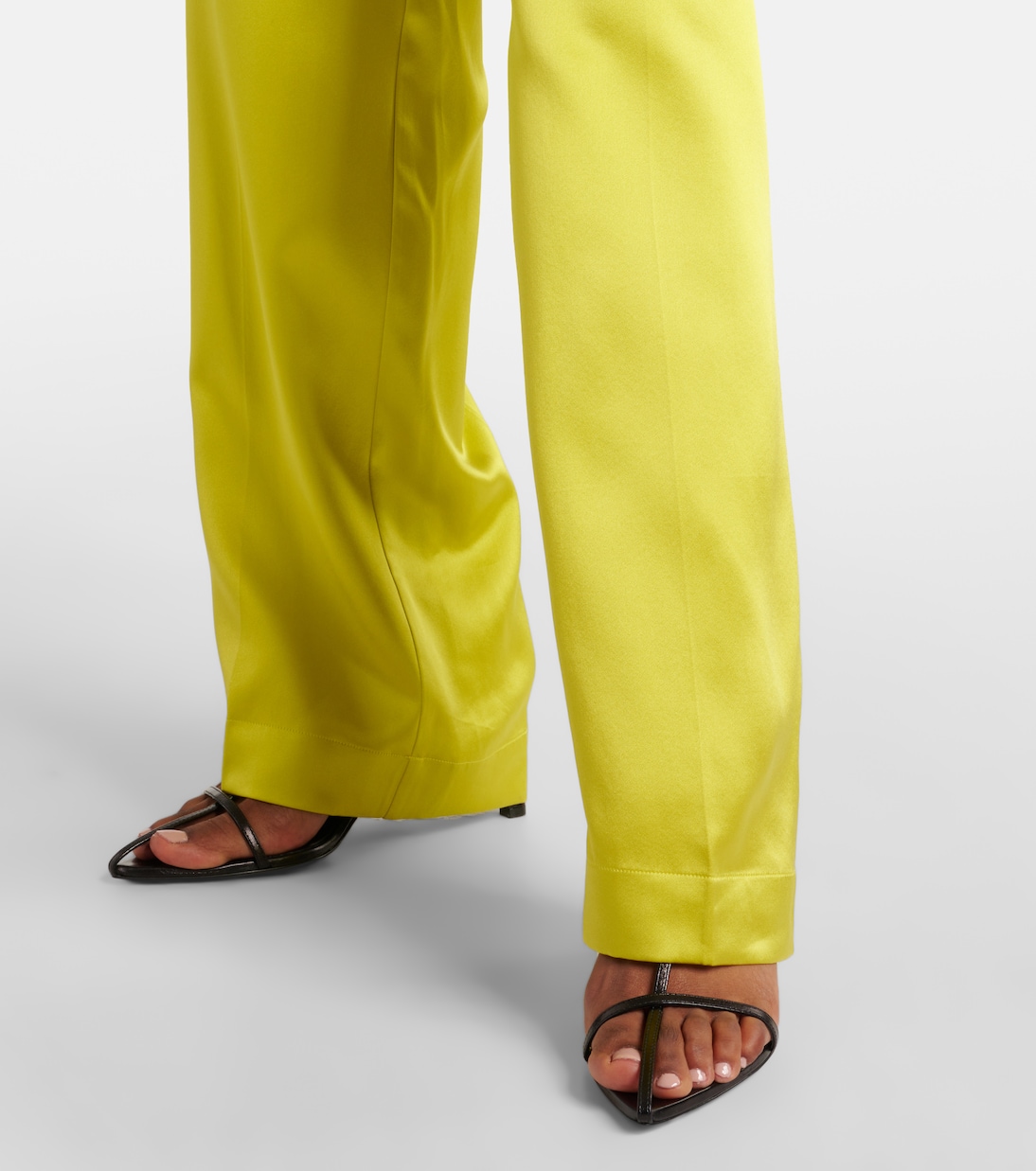 Tova silk satin straight pants | Joseph