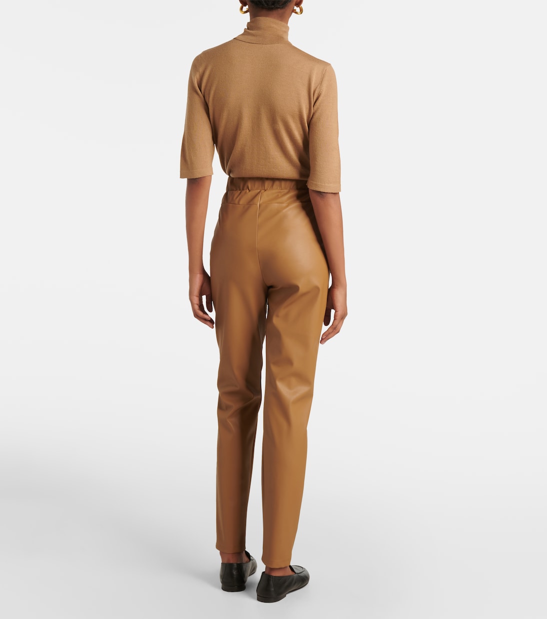 Pantaloni slim Rodano in similpelle | Max Mara