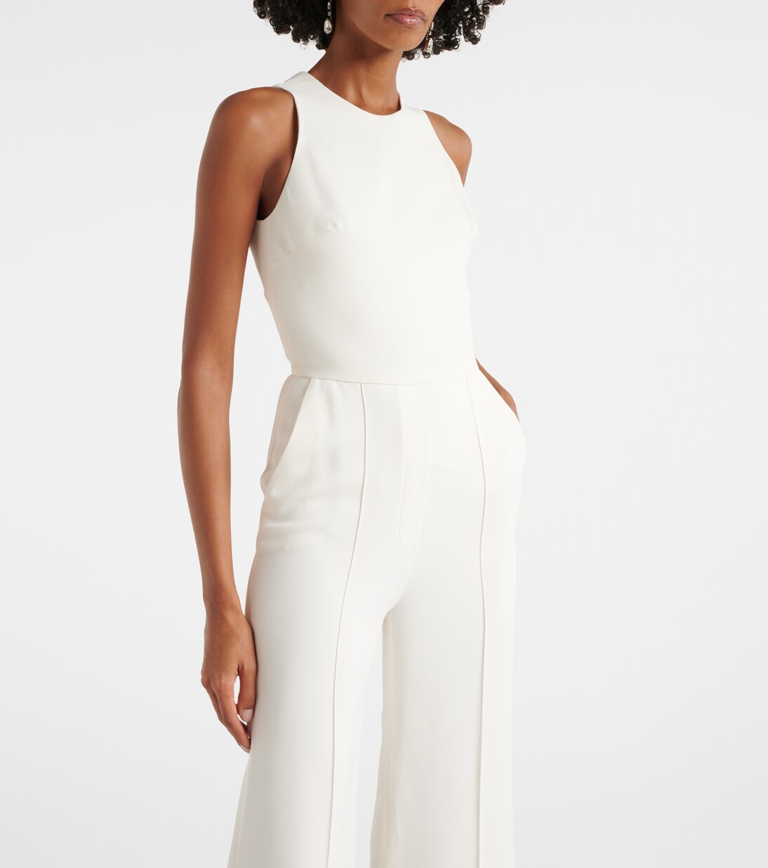 Cady jumpsuit in white Elie Saab Mytheresa
