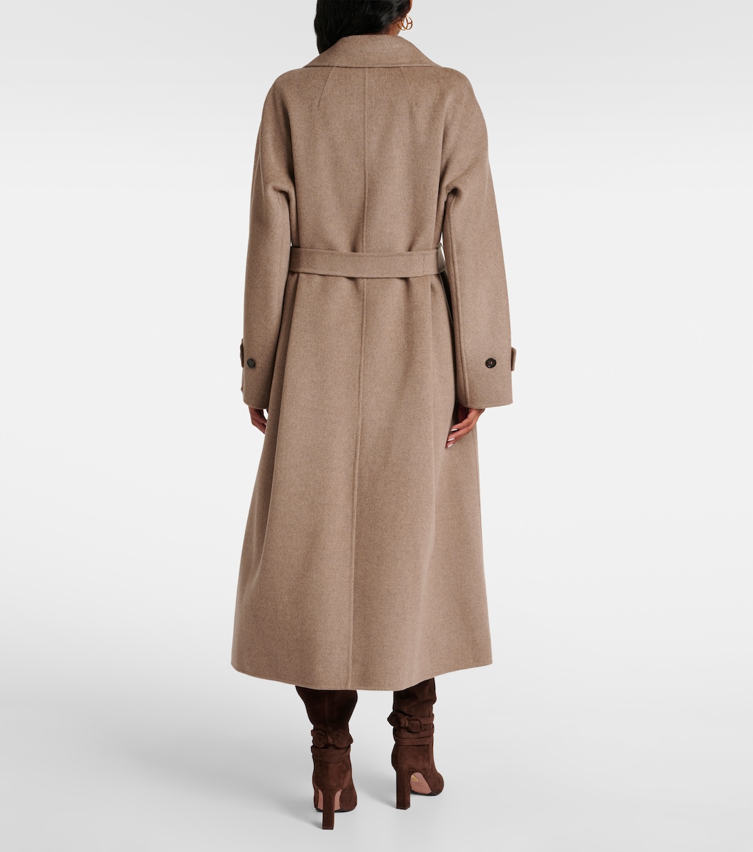 Ebano virgin wool wrap coat | 'S Max Mara