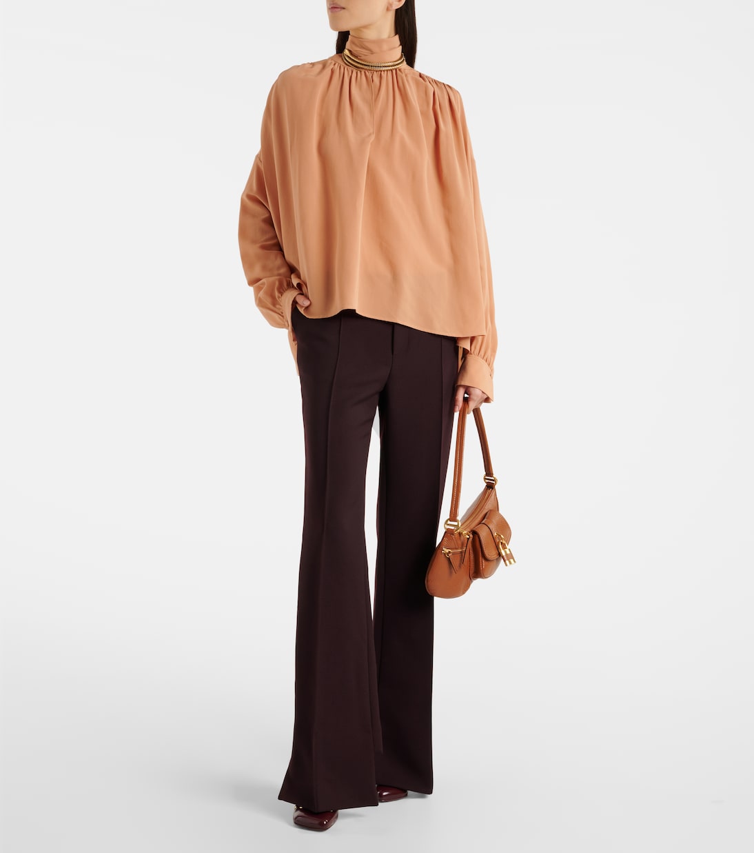 Weite Hose aus Wolle | Chloé