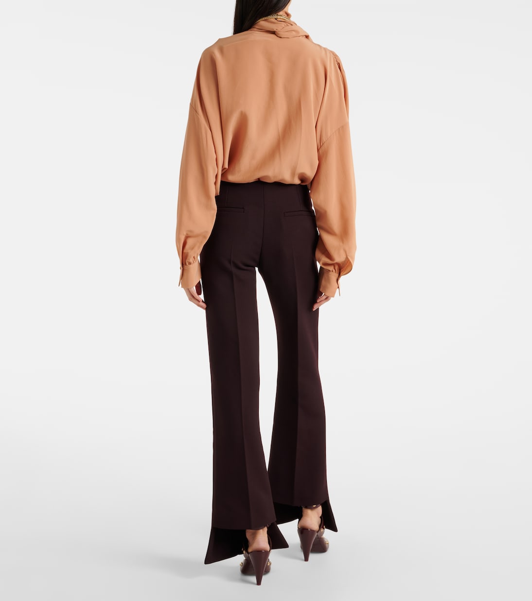 Weite Hose aus Wolle | Chloé
