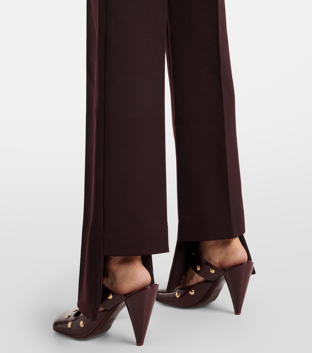 Weite Hose aus Wolle | Chloé