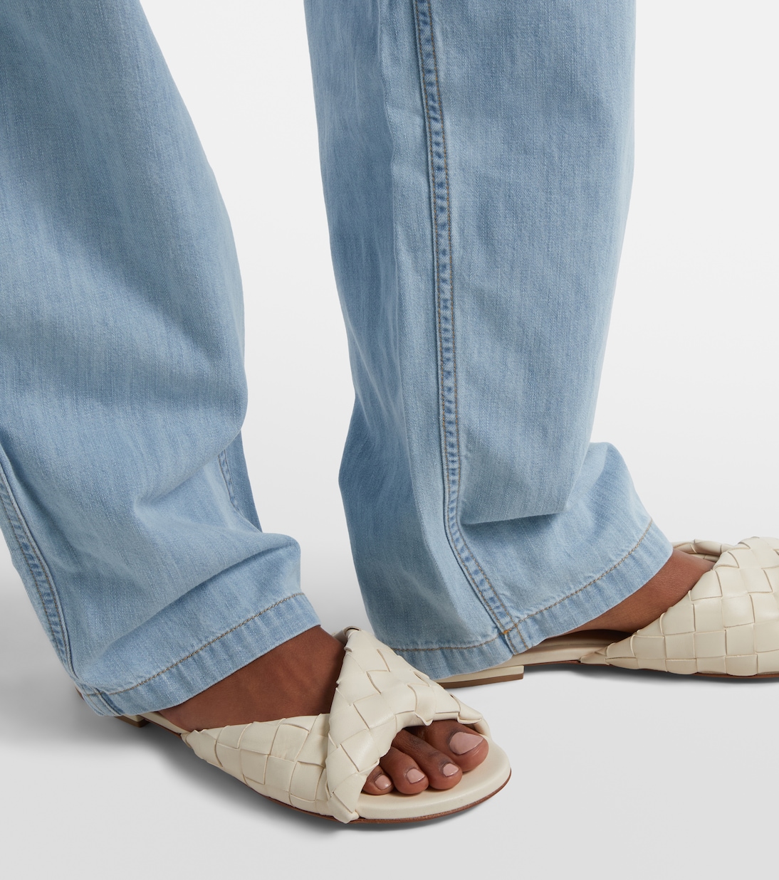 Mules en cuir Intrecciato | Bottega Veneta