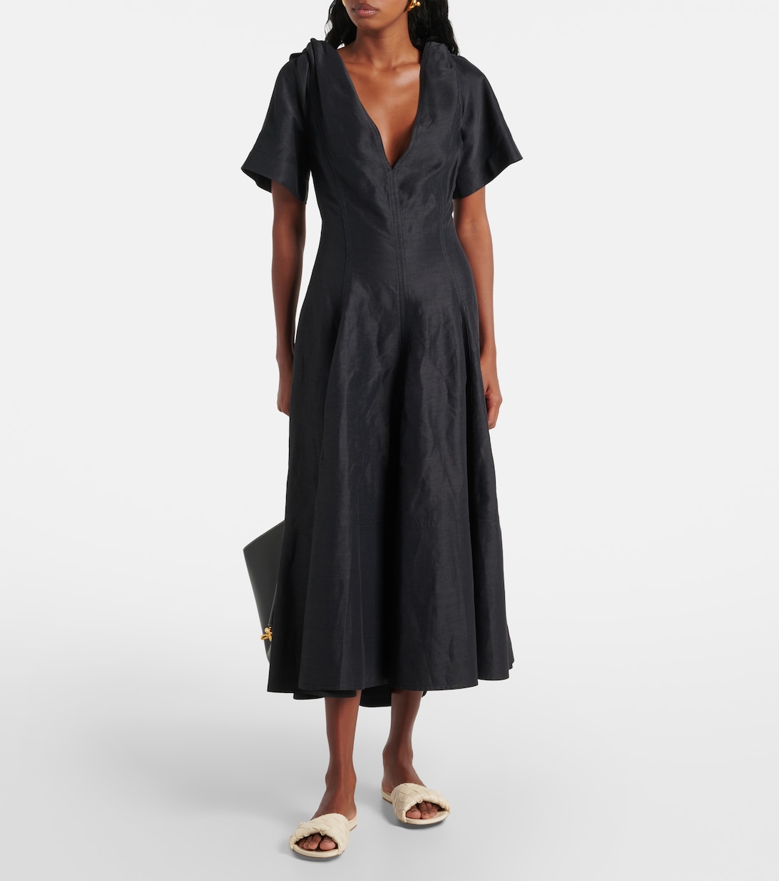 Blink Intrecciato leather slides | Bottega Veneta